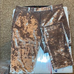 ASOS Twisted Tailor Crushed Velvet 34r Suit Pants